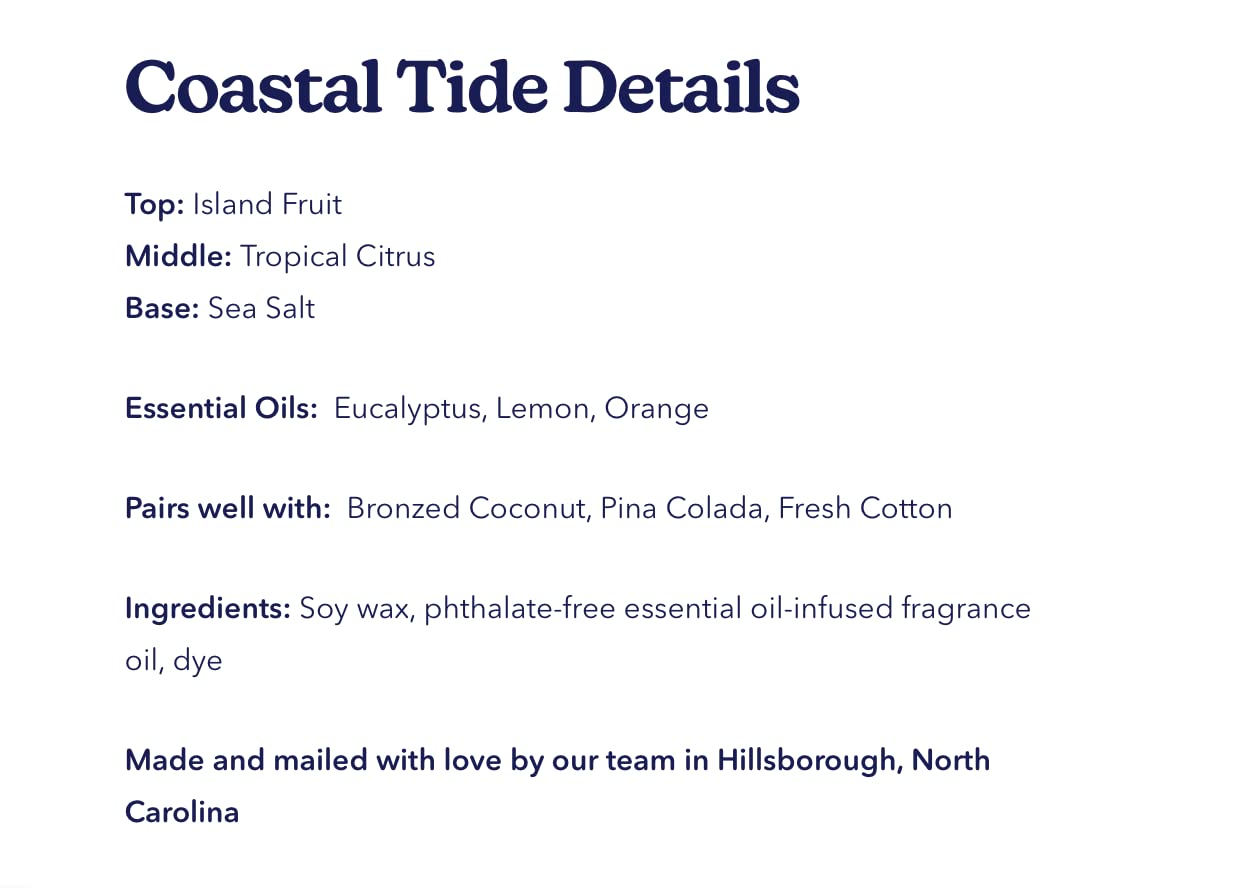 Happy Wax Beach Mix Premium Scented Natural, Non Toxic Soy Wax Melts - 6 Total Oz. of Scented Wax Melts. Includes: Pina Colada,